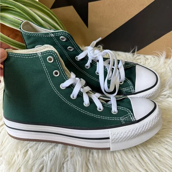 New🌿Converse Chuck Taylor All Start Eva Lift Canvas Platform - Picture 3 of 7